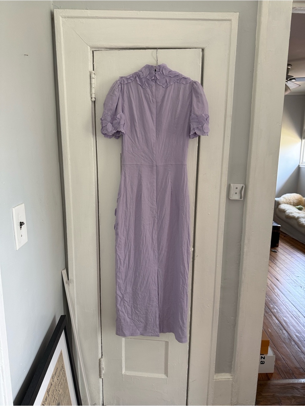 ANTONIO MELANI Lavender Floral-Detail Maxi Dress - Picture 2 of 3